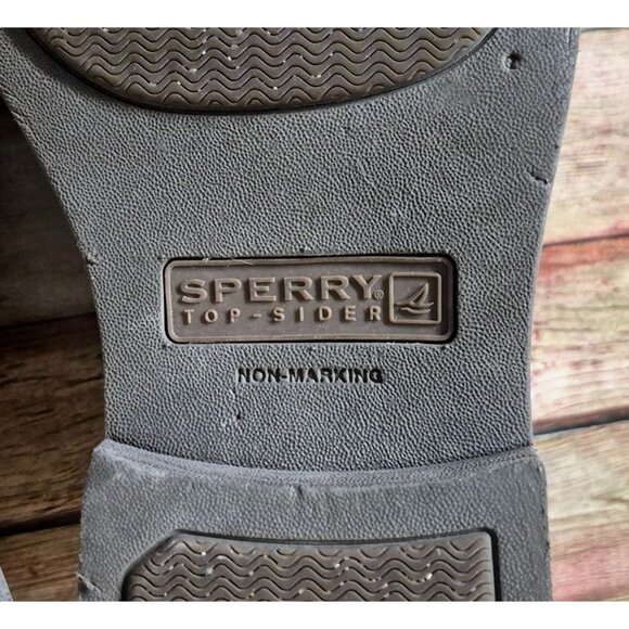 SPERRY TOP-SIDER Jamestown Size 11.5 M Brown Mens Suede & Leather Saddle Oxford - Picture 9 of 11
